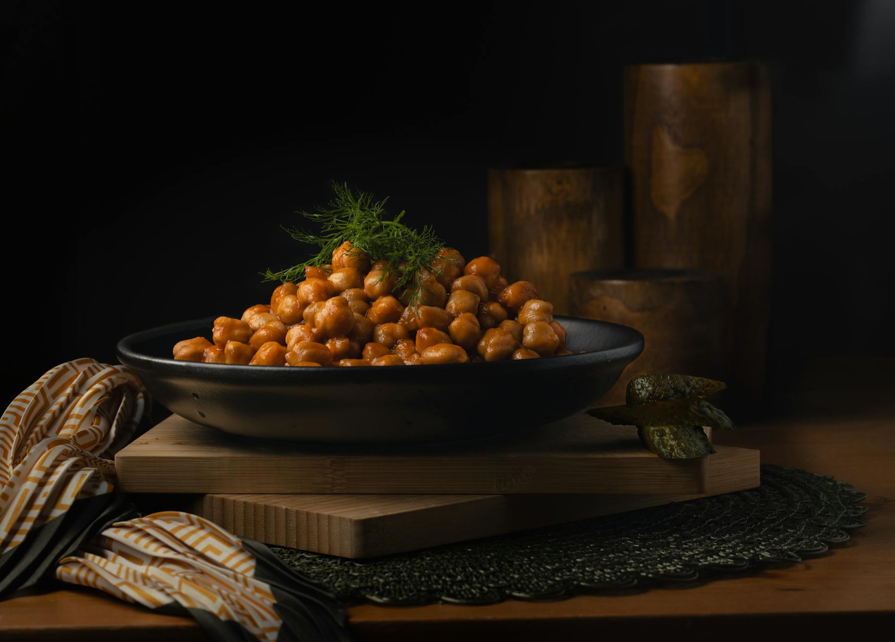 delicious turkish chickpea dish with spices