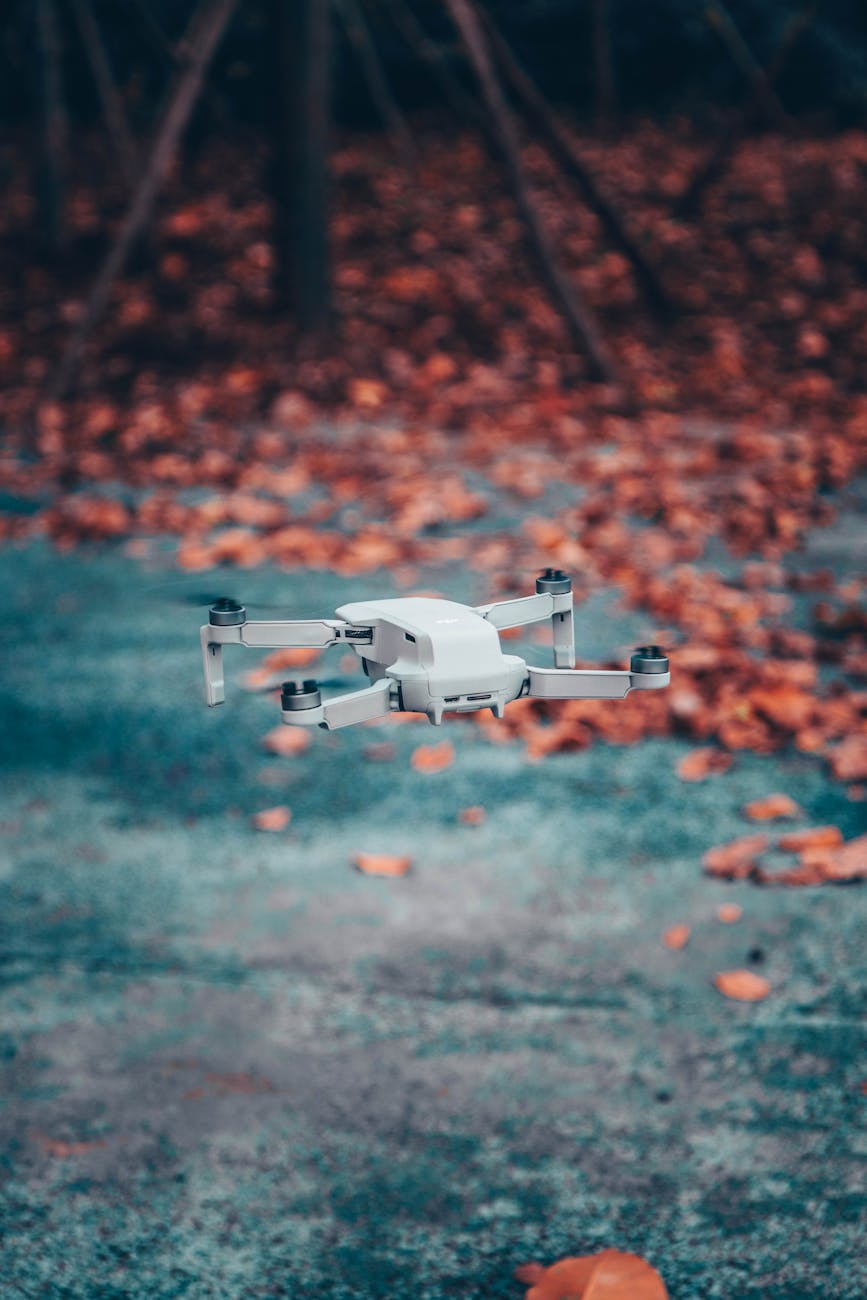 close up shot of a drone