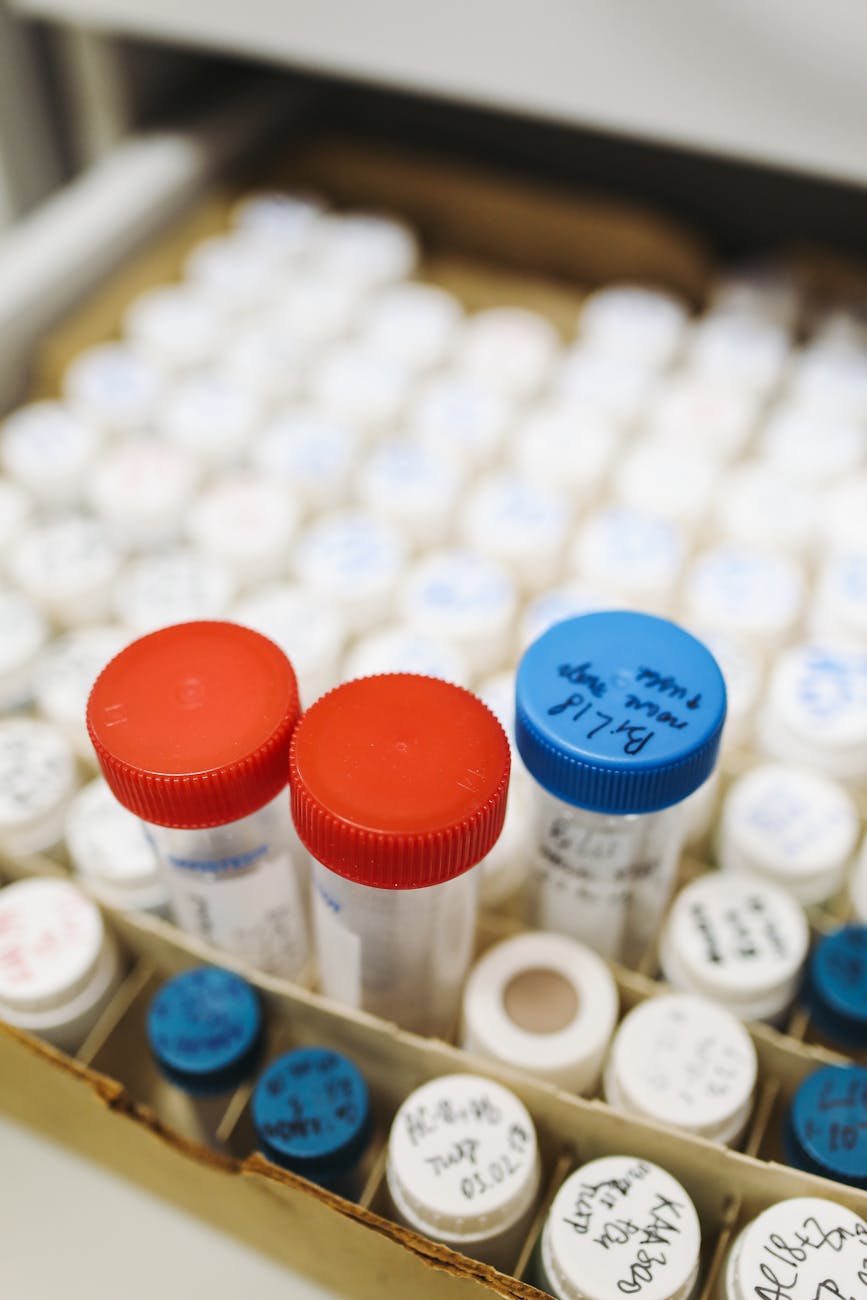 chemicals in laboratory